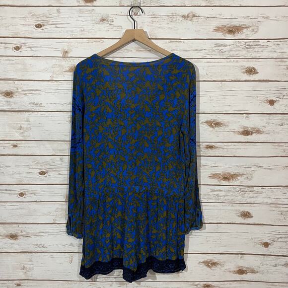 Free People Resort Romper - Electric Blue Floral - XS - Picture 8 of 12